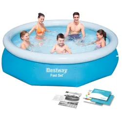 Bestway 57266 Piscine de Jardin Tubulaire 305 x 76 cm