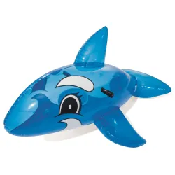 Jouet gonflable baleine bleu 157 x 94 cm pour jouer dans l'eau