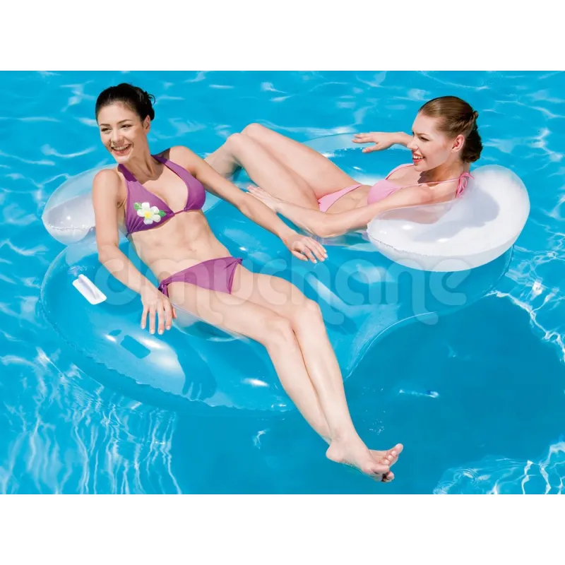 Fauteuil flottant double élégant parfait pour la piscine ou la plage