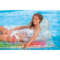 Fauteuil gonflable 201 x 89 cm, idéal pour le jeu aquatique des enfants