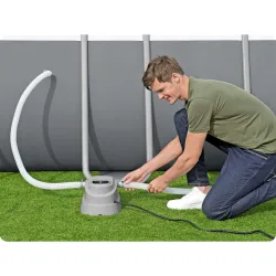 Chauffage d'eau de piscine Bestway 58259, parfait pour une utilisation au jardin