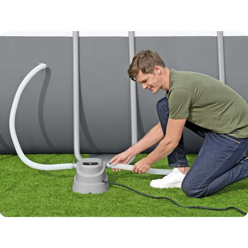 Chauffage d'eau de piscine Bestway 58259, parfait pour une utilisation au jardin