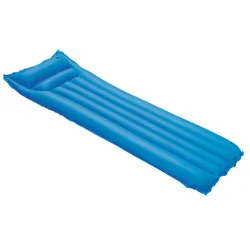 Matelas de plage bleu 183 x 69 cm, confortable pour l'été
