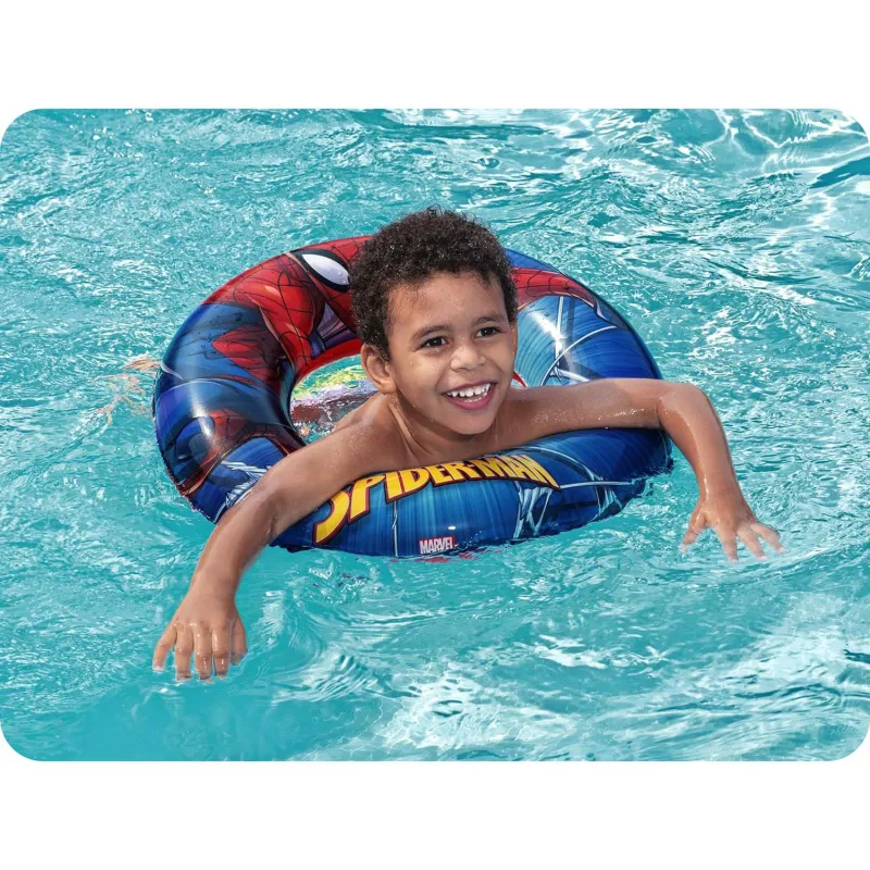 Bouée Spiderman 56 cm, parfait pour les enfants à la piscine