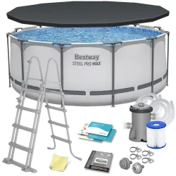 Piscine de Jardin Tubulaire 366 x 122 cm 6en1 Bestway 56420