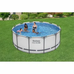 Piscine tubulaire 366 x 122 cm, parfaite pour les activités estivales en plein air