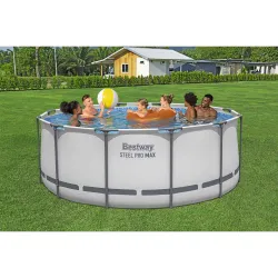 Piscine de Jardin Tubulaire 366 x 122 cm, amusement pour enfants et adultes