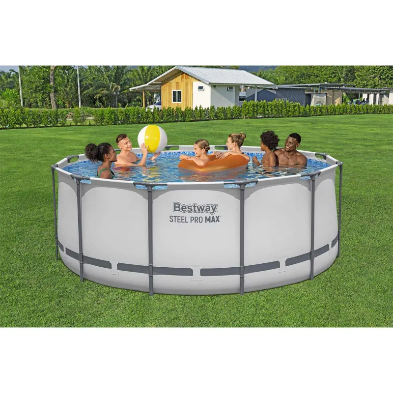 Piscine de Jardin Tubulaire 366 x 122 cm, amusement pour enfants et adultes