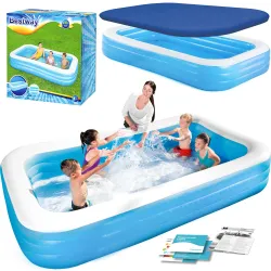 Bestway 54009 Piscine Gonflable Familiale 305 x 183 x 56 cm 2-in-1