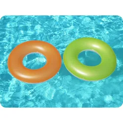 Ballon de plage 76 cm orange, idéal pour les jeux aquatiques des enfants