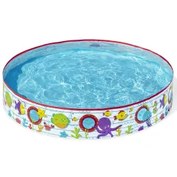 Piscine Gonflable Enfants Anneau Poissons 152 x 25 cm Bestway 55029