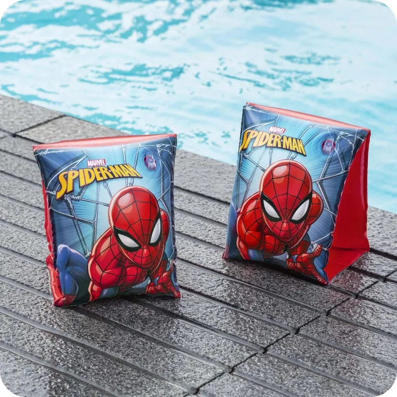 Brassards Spiderman au style de super-héros, parfaits pour la piscine