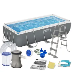 Piscine Tubulaire 404 x 201 x 100 cm 11en1 Bestway 56441