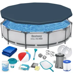 Piscine de Jardin à Armature 366 x 76 cm 16en1 Bestway 56416