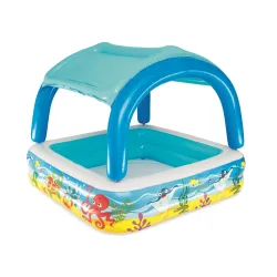 Piscine pour enfants avec auvent 140 x 140 x 114 cm Bestway 52192
