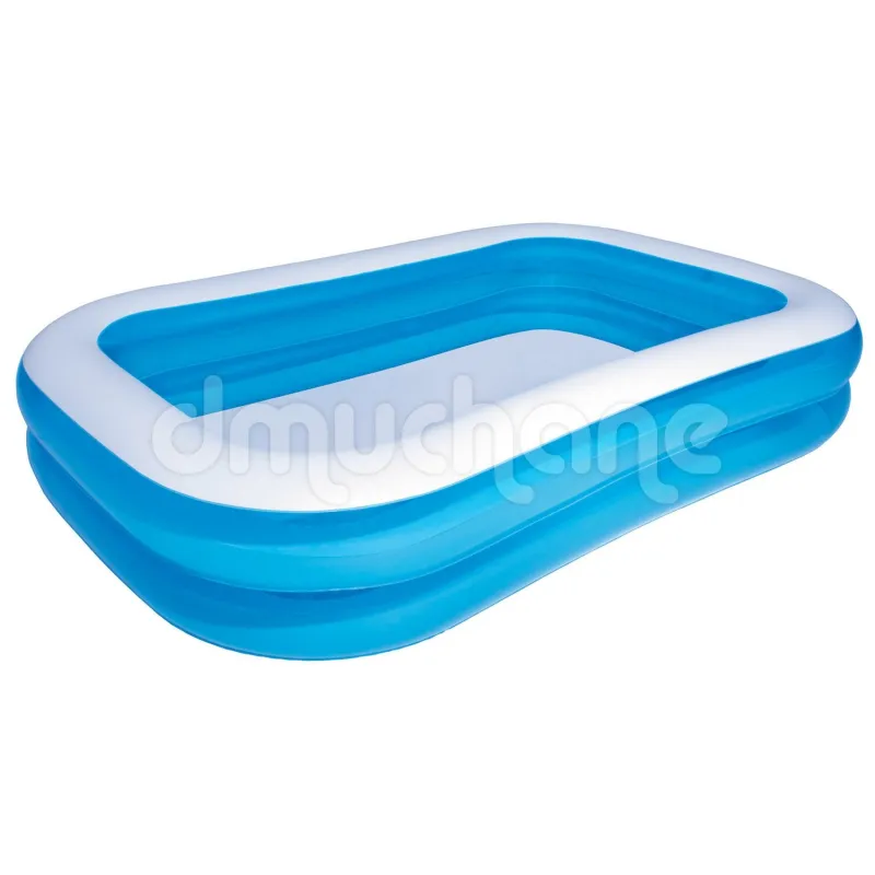 Piscine gonflable familiale bleue 262 x 175 x 51 cm Bestway 54006 pour le jardin
