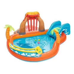 Centre de Jeux Gonflable Lava Lagoon 265 x 265 x 104 cm Bestway 53069