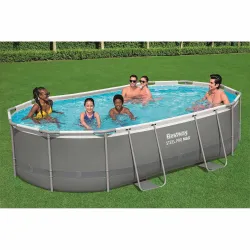 Piscine de jardin pour enfants, 488 x 305 x 107 cm, 18-en-1 Bestway 56448