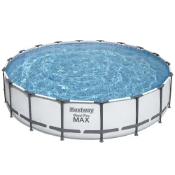Piscine de jardin à armature 549 x 122 cm 18en1, parfaite pour les enfants dans le jardin