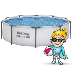 Alfombra piscina 305 x 76 cm, parfaite pour les activités d'été