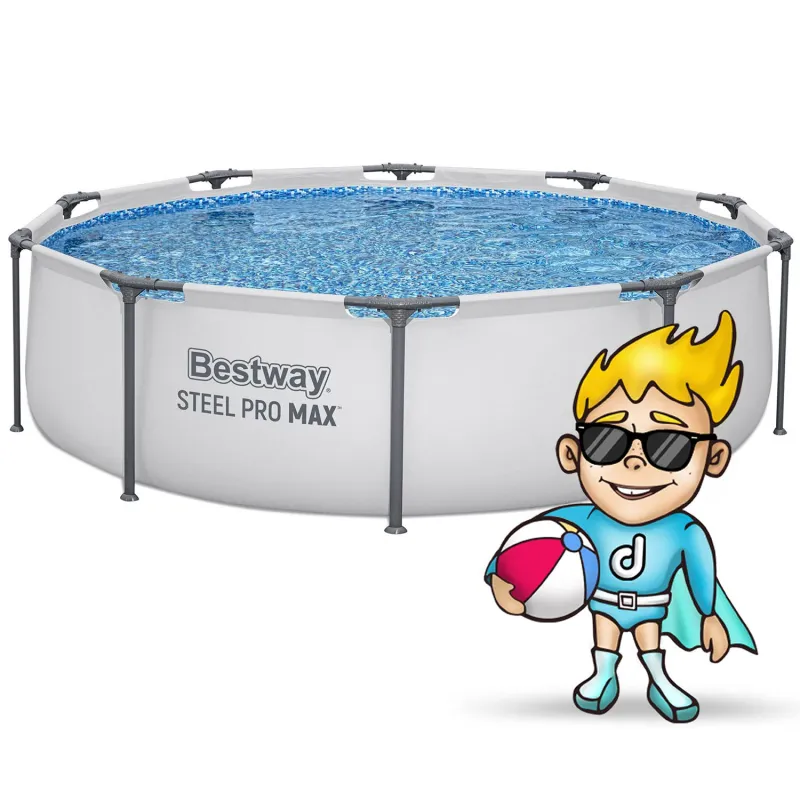 Alfombra piscina 305 x 76 cm, parfaite pour les activités d'été