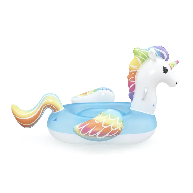 Licorne gonflable 155 x 119 cm, fabriquée en PVC durable