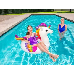 Bouée colorée en forme de licorne pour enfants