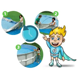 Piscine idéale pour le plaisir des enfants dans le jardin Bestway 56488