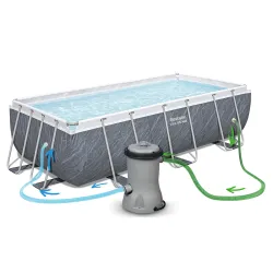 Piscine de jardin 11-in-1 Bestway 56721 parfaite pour se détendre dans le jardin