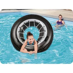 Bouée de natation pneumatique 119 cm, confortable et sécurisée pour les enfants