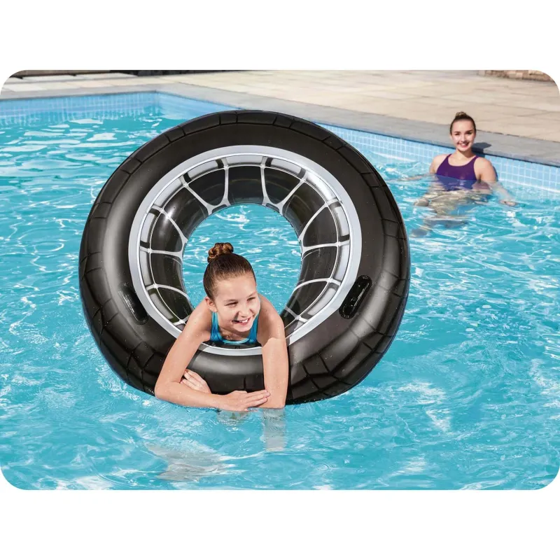 Bouée de natation pneumatique 119 cm, confortable et sécurisée pour les enfants