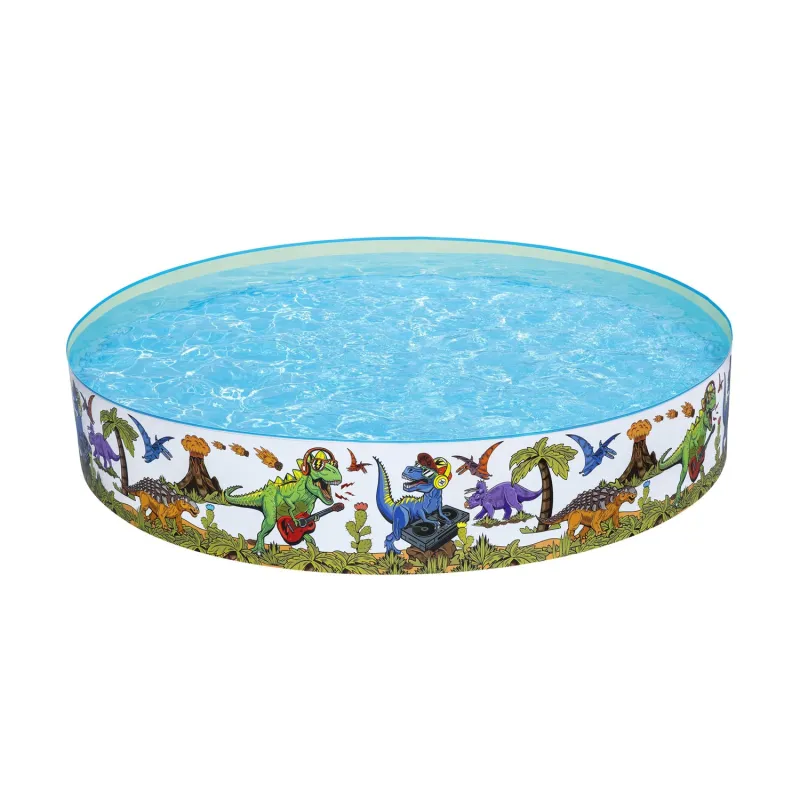 Piscine Jardin Dinosaures 244x46cm, fabriquée avec des matériaux durables