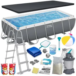 Bestway Piscine de Jardin Tubulaire 404 x 201 x 100 cm 18in1 56442