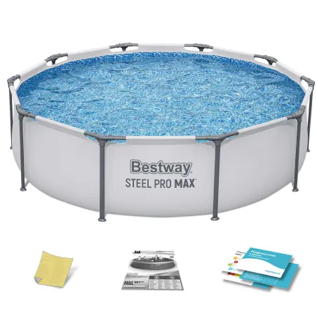 Piscine de jardin à structure acier 305 x 76 cm avec set 4in1 Bestway 56406