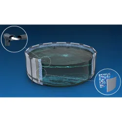 Piscine de jardin élégante 305 x 76 cm Bestway 56406