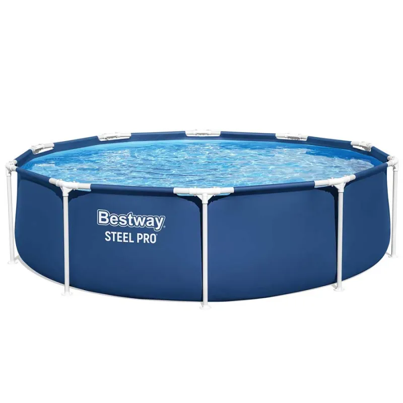 Piscine de jardin 305 x 76 cm 8-en-1, idéale pour le plaisir des enfants à l'extérieur