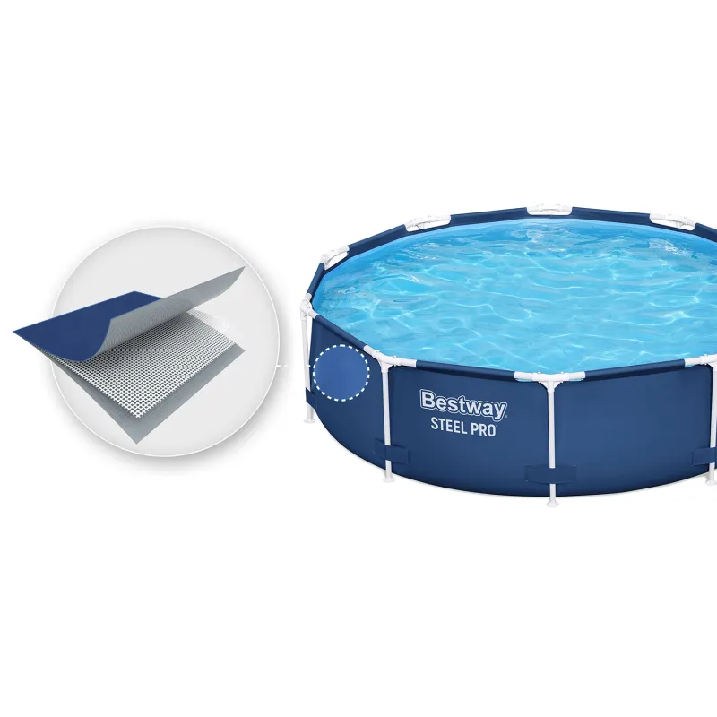 Piscine de jardin 305 x 76 cm, matériau résistant aux UV pour une utilisation durable
