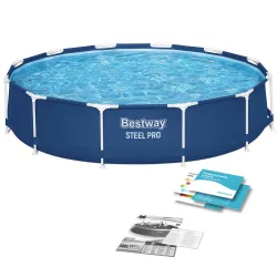 Bestway 56706 Piscine de Jardin avec Cadre 366 x 76 cm