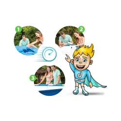 Piscine de jardin durable, parfaite pour l'été