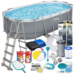 Piscine tubulaire 427 x 250 x 100 cm 18in1 Bestway 56620