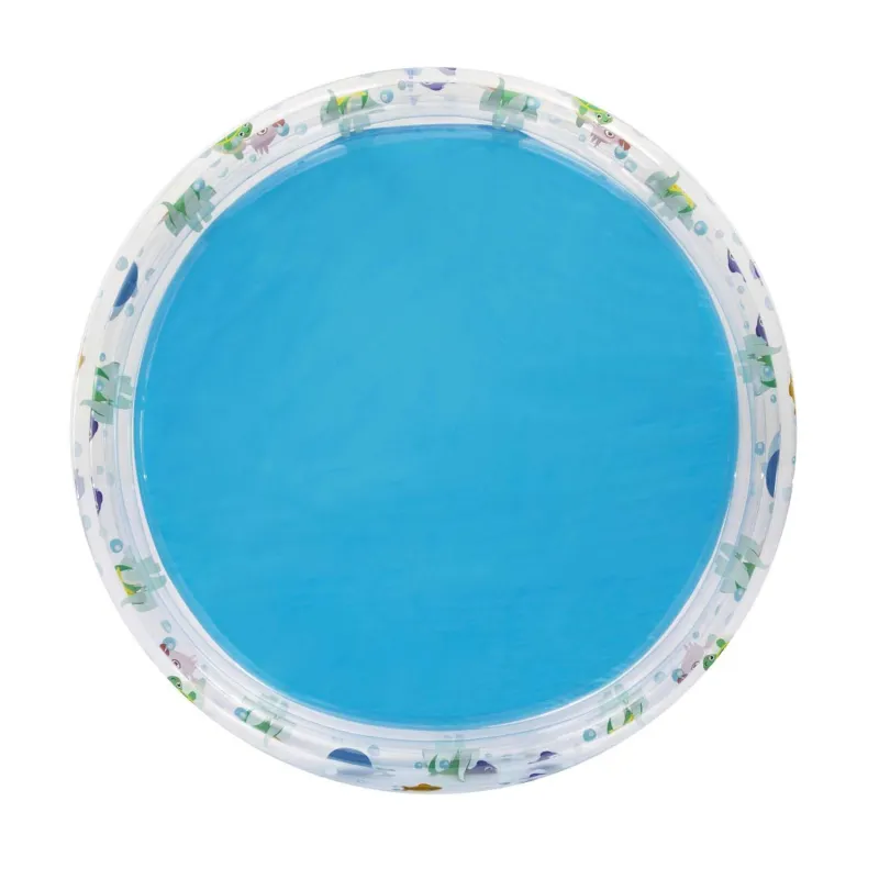 Piscine gonflable bleue, parfaite pour le jeu extérieur des enfants