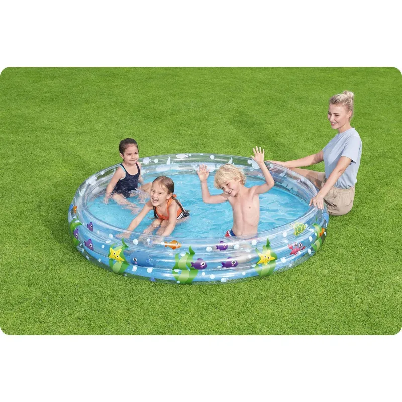Piscine gonflable parfaite pour le jardin, apporte de la joie aux enfants en été