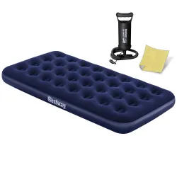 Bestway 67001 Matelas Gonflable 188x99x22 cm avec Pompe à Main