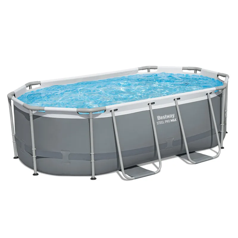 Piscine de jardin facile à monter 305 x 200 x 84 cm, parfaite pour une utilisation saisonnière