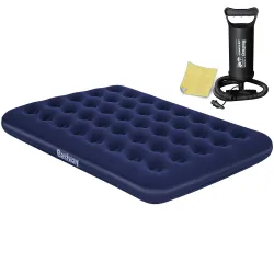 Matelas gonflable 191x132x22 cm avec pompe à piston Bestway 67002