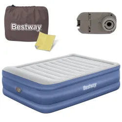 Matelas Gonflable 203x152x61 cm avec Pompe Électrique Intégrée Bestway 67690