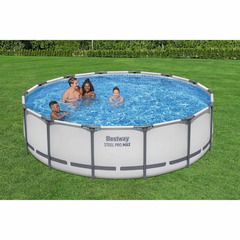 Piscine de jardin 427 x 107 cm, idéale pour la détente estivale en extérieur