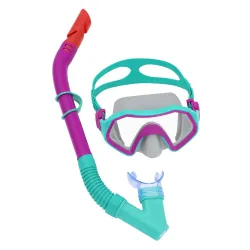 Set de plongée violet-turquoise Bestway 24025