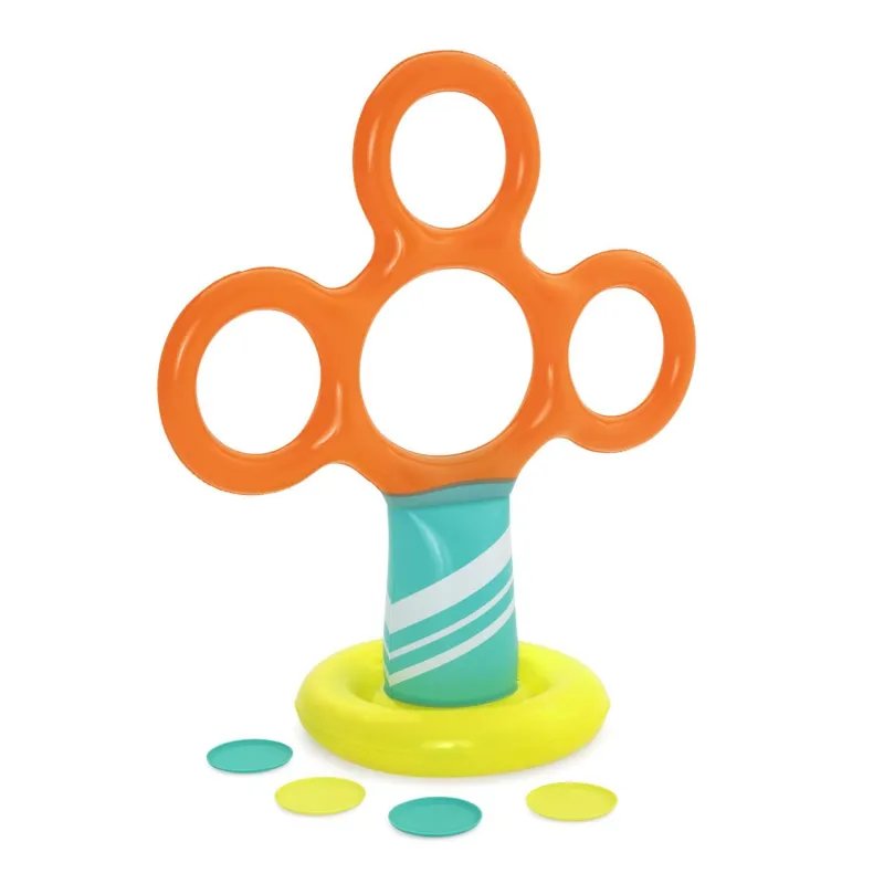 Bestway Support Frisbee avec Cerceaux pour Enfants, jouet aquatique coloré pour le plaisir en extérieur