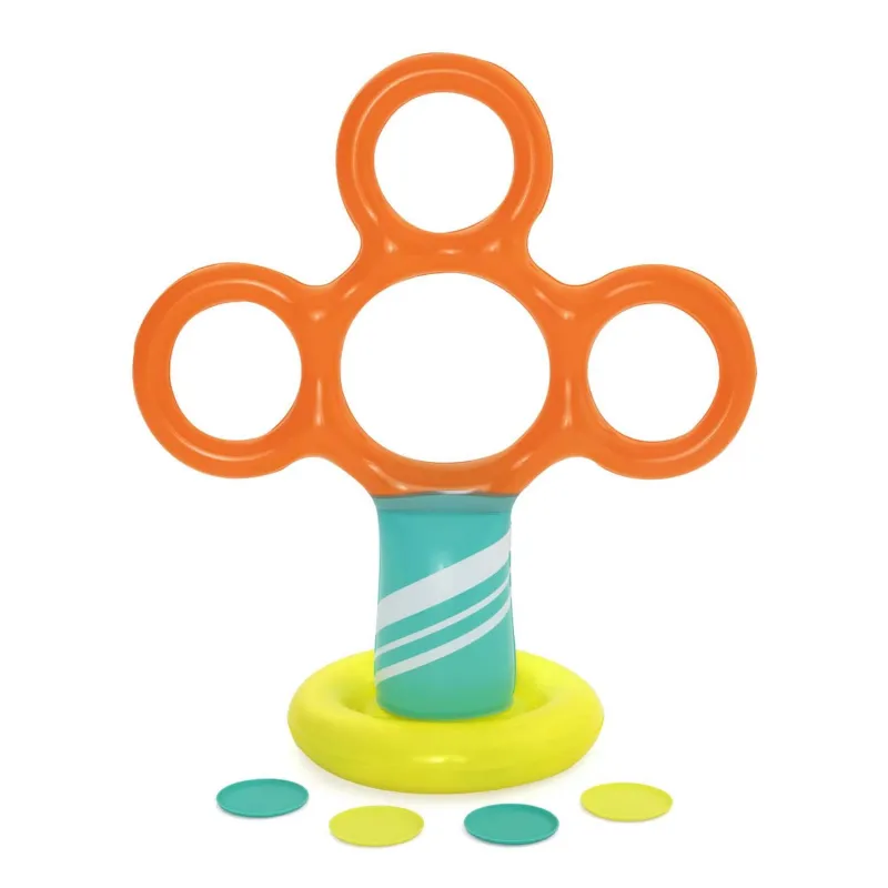 Bestway Support Frisbee avec Cerceaux pour Enfants, parfait pour les jeux de jardin pour enfants